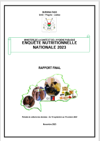 Enquête nutritionnelle nationale 