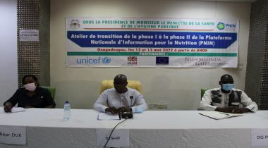 le gouvernement salut l’accompagnement des partenaires techniques et financiers dans la mise en œuvre des actions de développement en faveur de la nutrition