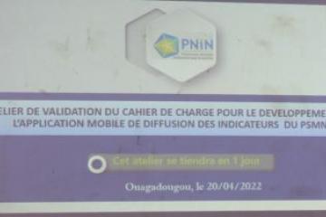 Atelier de validation du cahier de charge de développement de l'application mobile 