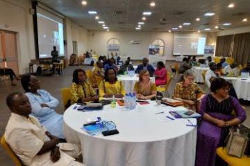 Une vue des participants 